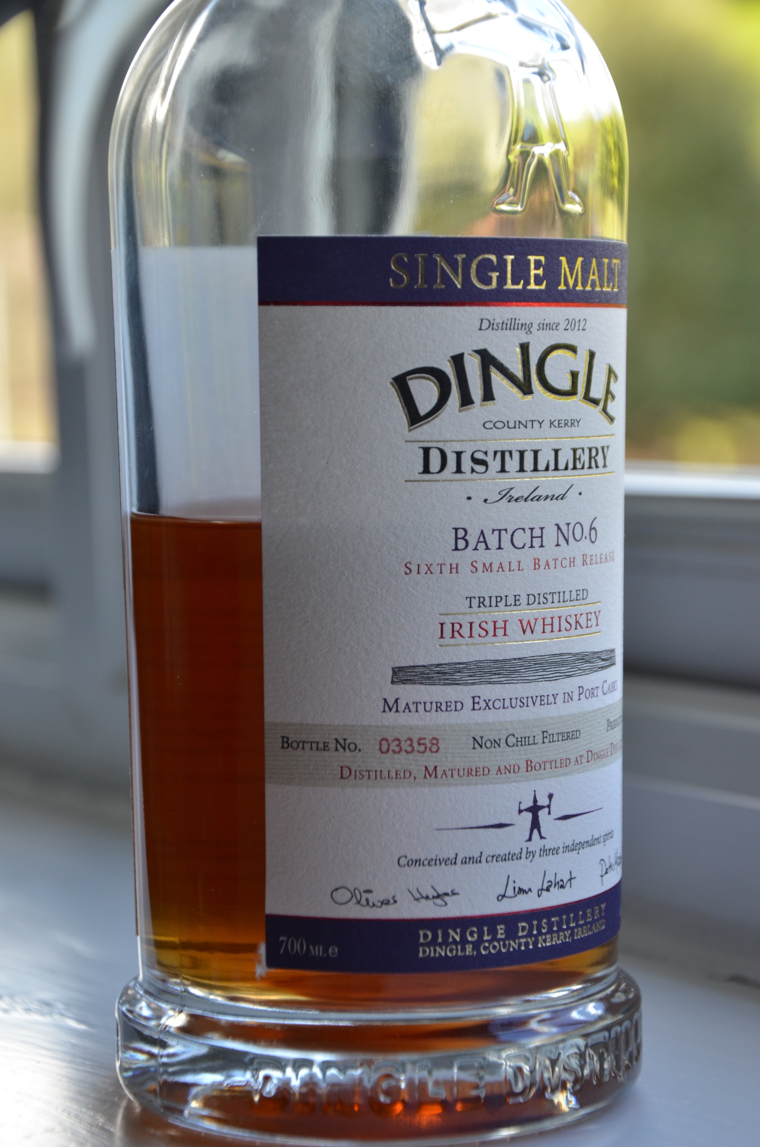 DINGLE シングルモルトウイスキー バッチNo.5 & No.6 お一人様1本限り！＞ ディングル シングルモルト バッチNo.6 46.5